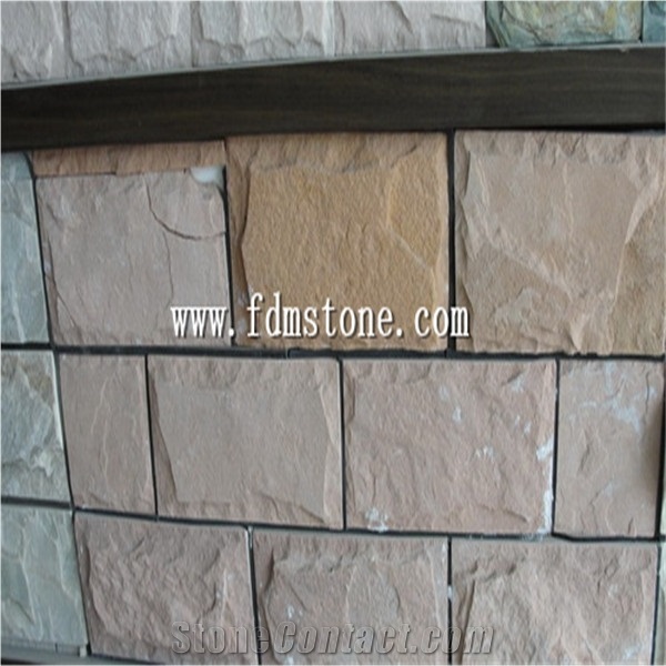 China Mustang Green Quartize Mushroom Wall Tiles,Quartzie Floor Tiles,Opus Romano,Wall Covering