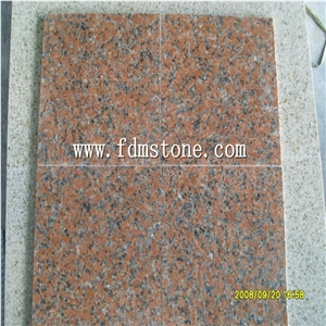 China Red Granite Anxi Red Pink Rose Granite/G635 Granite Slabs & Tiles, China Pink Granite