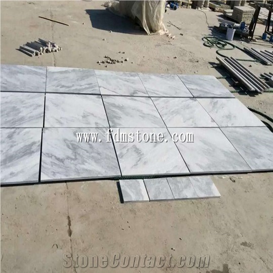 China Sandblasted Cloudy Grey Marble Floor Walling Tiles