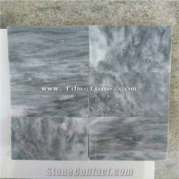 Cloud Grey Marble Pool Coping Tiles/ Polished Marble Tiles