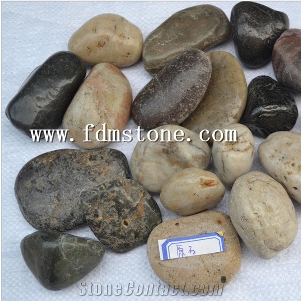 Colored Garden Stone, Landscaping Colored Tumbled Stone, Colored Gravel Stone for Landscaping