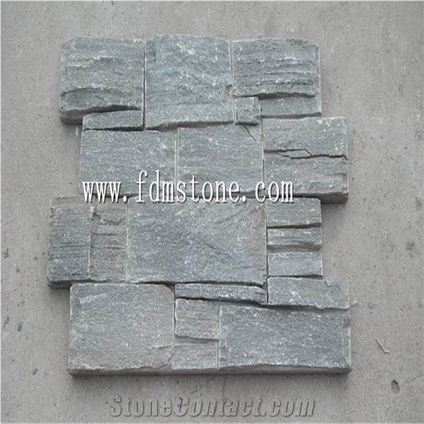 Concrete/Cement Black Granite Ledged Culture Stone,Nordic Multucolour panel