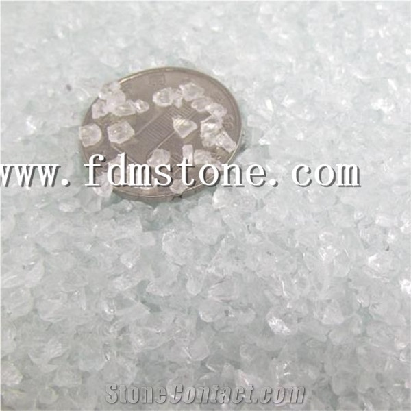 Crystal Green Glass Sand for Art Glass Products,Landscape Glass,Glass Pebble Rock