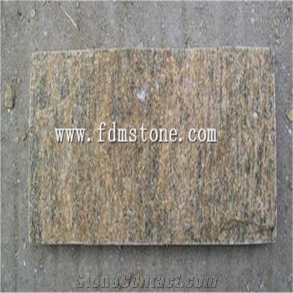 Grass Beige Quartzite Paving Stone Tiles
