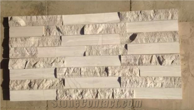 Grey Wooden Marble Culture Stone Wall Cladding,Ledge Stone Stacked Stone Veneer,Thin Flexible Stone Veneer