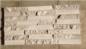 Grey Wooden Marble Culture Stone Wall Cladding,Ledge Stone Stacked Stone Veneer,Thin Flexible Stone Veneer