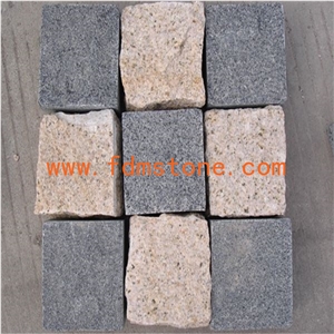 Landscping Fan Tumbled Stone Basalt Paver, Black Grey Stone Basalt Pavers,Paving Sets,Exterior Basalt Pattern,Walkwat Pavers