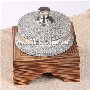 Lava Stone for Pizza Cooking,The Handy House Lava Rock Grill Stone Set/Hot Cooking Steak Stone/Hot Stone Grill/Steak Grill Stone