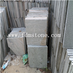 Low Price Decorative Green Natural Roofing Slate Tile