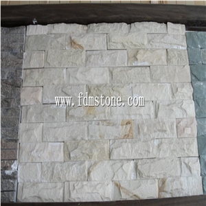 Masonry Wall Tile, Masonry Stone, Masonry Tumbled Travertine Mosaic Pattern