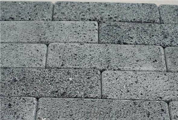 Natural Black Basalt Tiles for Landscape Paving