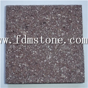 Natural Face Paving on Mesh, Chinese Red Porphyry Exterior Paving Pattern Pavers for Courtyard/Driveway/Garden Stepping/Walkway, China Porphyry Red Granite Cube Stone & Pavers