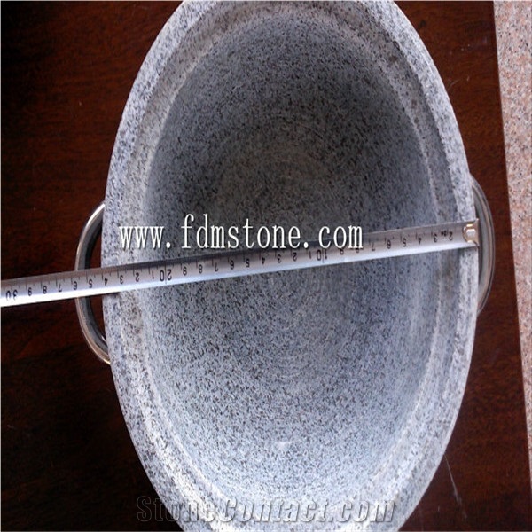 Natural Korea Food Container Stone Cooking Bowl for Cookware Sets