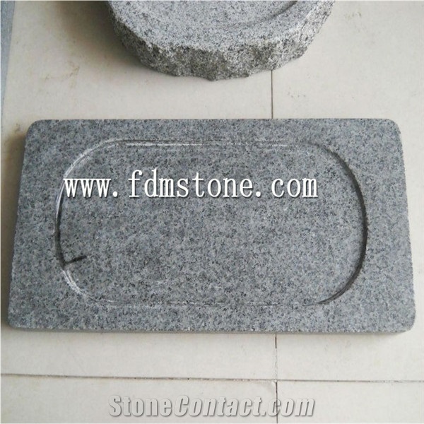 Natural Stone Griddle Grill Pan with Board Fry Pan
