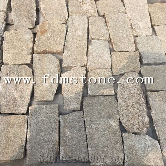Natural Yellow Slate P014 Loose Stacked Stone Cultured Stone