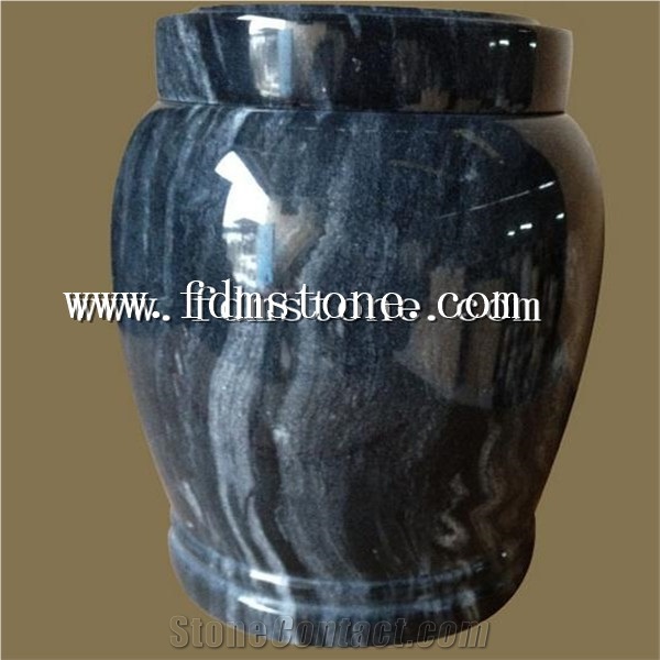 Nature Stone Cremetery Urn for Tombstone Accessories