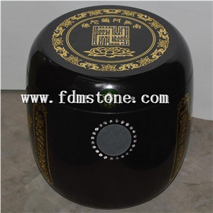 Nature Stone Cremetery Urn for Tombstone Accessories