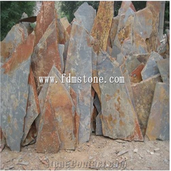 New Slate Flagstone, Gey Sandstone Wall Pving, Crazy Paving Stone Flagstone Paver