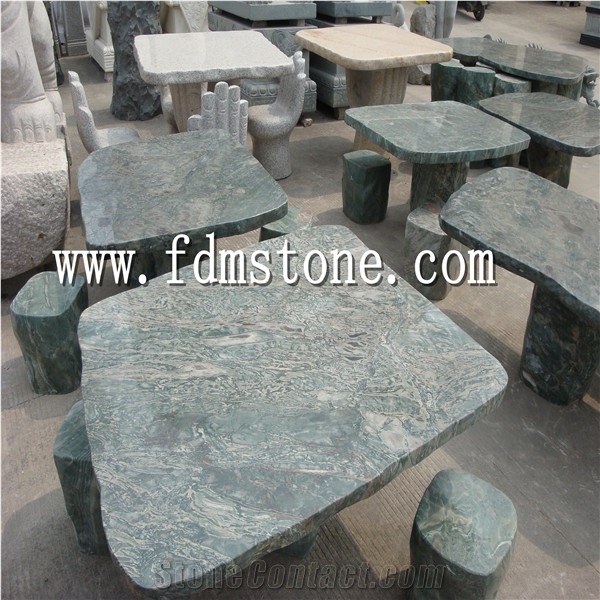 Outdoor Park Stone Table and Chairs