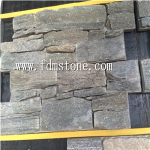 Popular Cement Back Slate Cultured Stone Hebei Stacked Decorative Stone