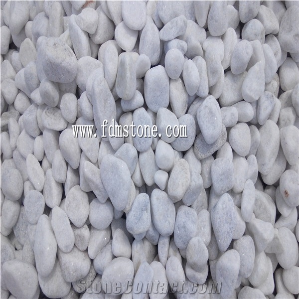 Pure White Polished Stone Crumbled Chippings