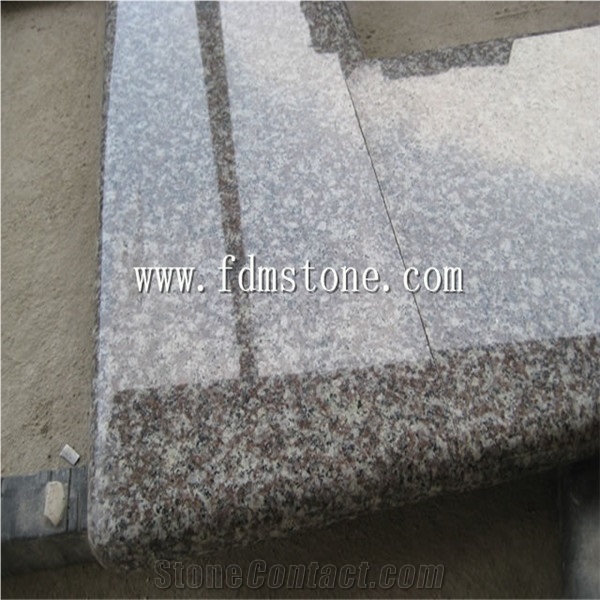 Qilu Red Granite G354 Polished Tiles & Slabs, China Red Granite