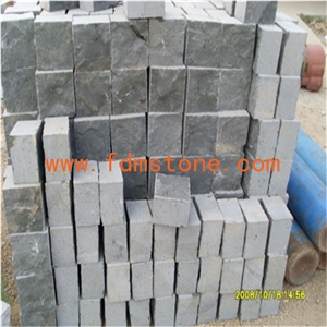 Quarry Owner Chinese Honed Zhangpu Black Basalt Pavers ,Natural Split Cube Stone,Paving Sets, Exterior Cobble Pattern
