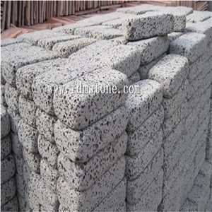 Random Size Basalt Lava Stone, Grey Basalt Cobble & Pavers