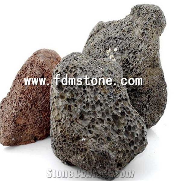 Red Natural Lava Stone Pieces for Garden Gravel,Lava Stone for Garden/Red Lava Stone/Aquarium Red Lava Stone