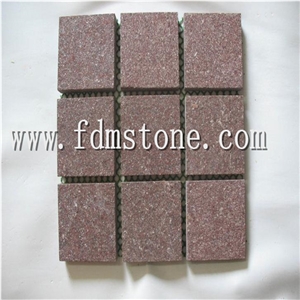 Red Porphyry Pavers, G666 Natural Stone Pavement, Driveway Stone
