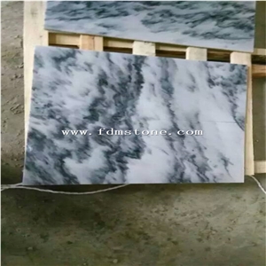 Sandblasted Cloudy Grey Marble with Grey Vein Floor Tiles