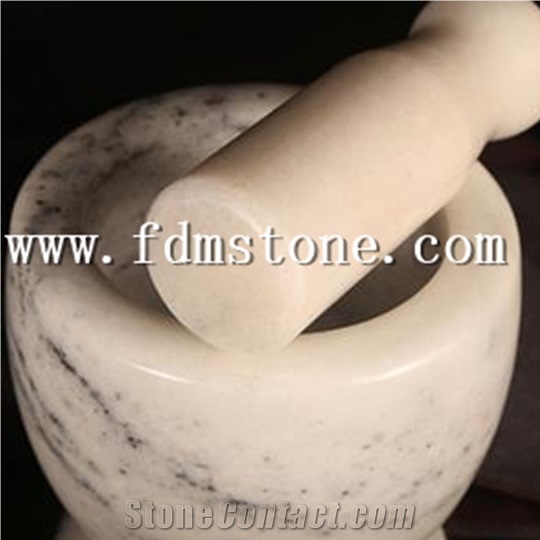 Stone Mortar and Pestle/ Grey Marble Pestle and Mortar/ Stone Spice Herb Crusher Grinder Set