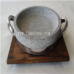 Stone Pan & Stone Cooking Pot