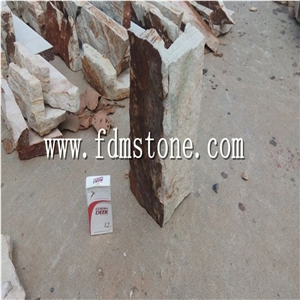 Supply Colour White Rusty Sandstone Wall Cladding,Corner Stone