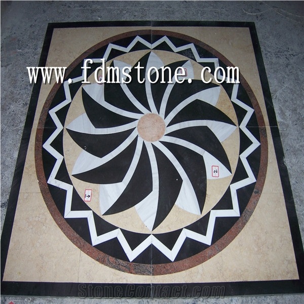 Surface Polished Water Jet Marble Pattern