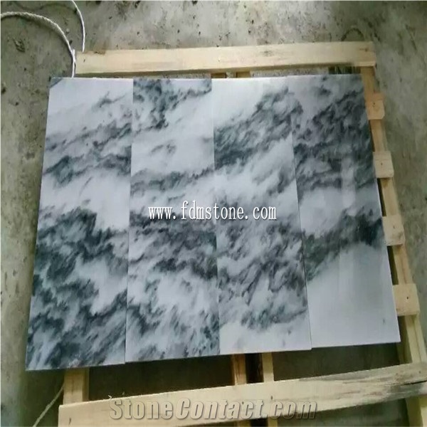 Swimming Pool Tiles/ Polished Cloud Grey Marble Tiles/ Pool Coping Marble Tile