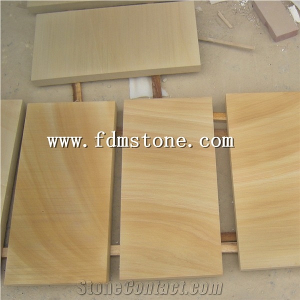 Teak Wood Sand Stone,China Sandstone Wood Vein Sandstone,Wooden Yellow Sandstone