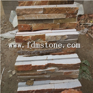 Tile Ledge Stone For Slate Cultured Stone,Castle Rock Veneer,Thin Stone Veneer,Wall Cladding,Feature Wall Pattern
