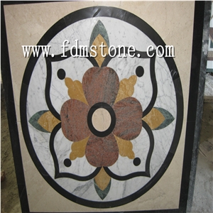 Top Quality Water Jet Marble Designs Classic Pattern Medallion