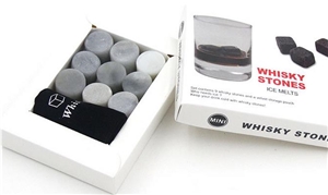 Top Selling 20*20*20mm Soapstone Ice Cubes /Whisky Chilling Stone Factory Price