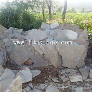White Quartzite Crazy Paver,Pink Quartzite Flagstone,Grey Quartzite Wall Paving