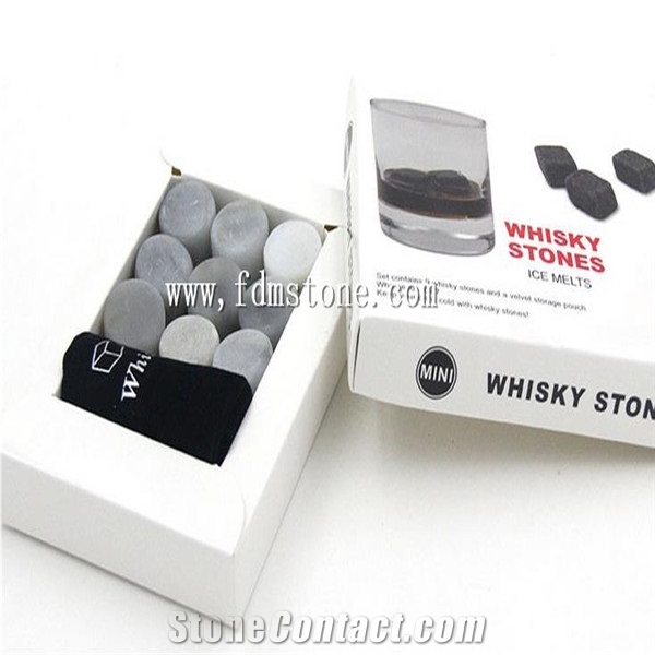 Wholesale Whiskey Stone Ice Cube Customized Whiskey Stones Ice Whiskey Stone Whisky Rocks Bar Accessories