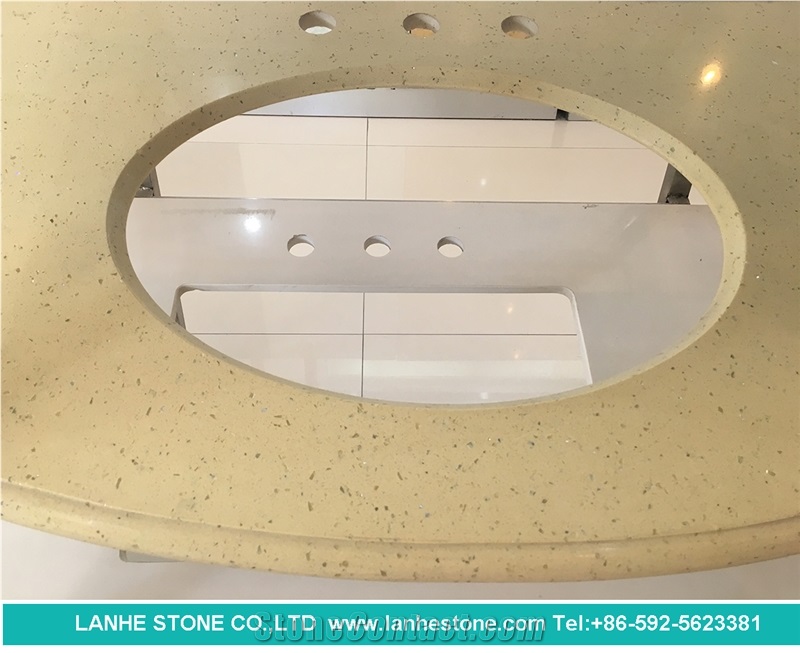 Super Quality Engineered Quartz Stone Tile & Slab Consist Of 93% Quartz and 7% Resin,Size 3000*1400