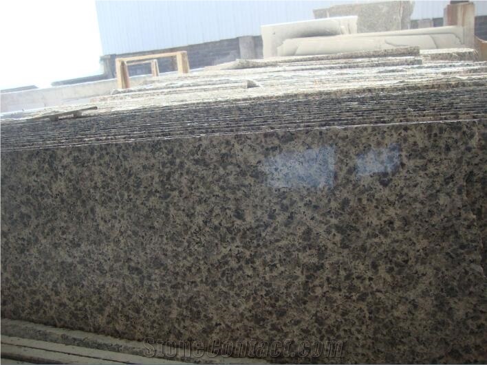 Fargo Leopard Skin Granite Polished Tiles and Slabs, Leopard Brown Granite Wall Covering, Chinese Brown Granite Polished Wall/Floor Tiles, Leopard Flower Half Slabs and Big Slabs