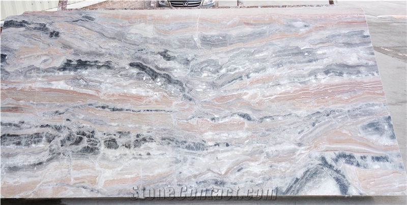 Bardiglio Nuvolato Carrara Marble Magic Grey Marble Tile & Slab