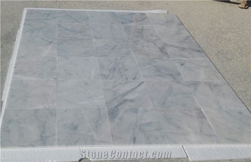Bianco Carrara D Marble Tiles & Slabs, Carara White Marble Flooring Tiles, Walling Tiles