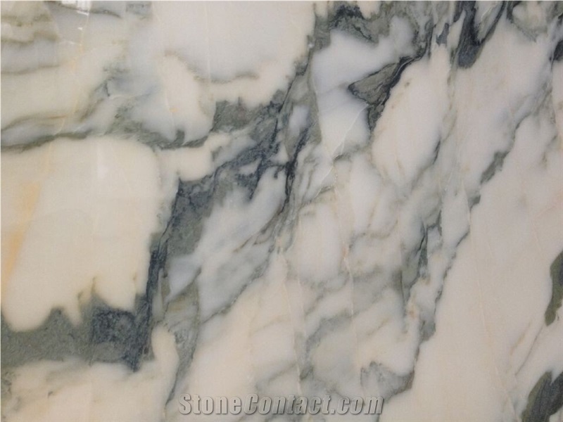 Grace White Jade Green Flower Line,China White Marble,Quarry Owner,Good Quality,Big Quantity,Marble Tiles & Slabs,Marble Wall Covering Tiles