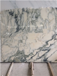 Grace White Jade Green Flower Line,China White Marble,Quarry Owner,Good Quality,Big Quantity,Marble Tiles & Slabs,Marble Wall Covering Tiles
