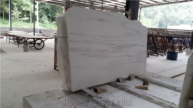 Silver White Jade Block ，China White Marble, Quarry Owner, Good Quality, Big Quantity, Marble Tiles & Slabs, Marble Wall Covering Tiles
