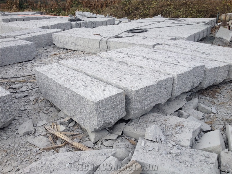 Granite Kerbstone, G341 Kerbstone, Grey Granite for Finland, Type V/R-Stone, China Granite G341 Kersbtone
